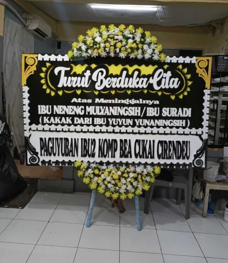 Papan Bunga Duka Cempaka Baru